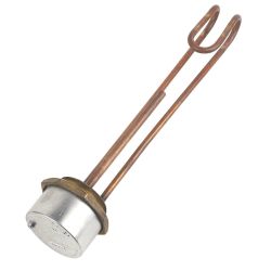 11 Inch 3kW Copper Immersion Heater & Thermostat