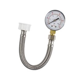Dickie Dyer Water Pressure Gauge 0 - 10 Bar 3/4" BSP Fitting