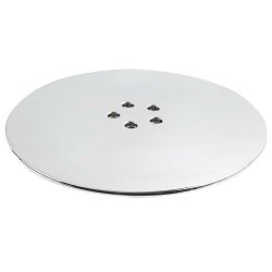 115mm Replacment Chrome Cap Cover ONLY For High Flow Shower Tray Waste