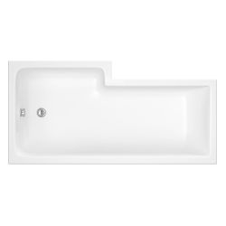 Nuie Square 1600 x 850mm Right Hand Bath