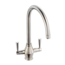 Abode Astral 1 Tap Hole Monobloc Sink Mixer - Brushed Nickel