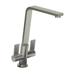 Abode Linear Flair 1 Tap Hole Monobloc Sink Mixer - Brushed Nickel