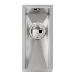 Abode Matrix RO Stainless Steel Undermount Square Sink with 0.5 Bowl & Kit 160mm