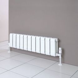 H242mm x W240mm Faral Low Level Flat Front Radiator