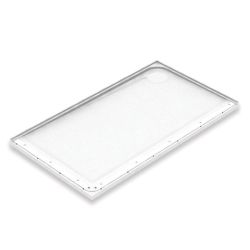 AKW Mullen Rectangular Shower Tray with Gravity Waste 1300mm x 820mm - Right Hand