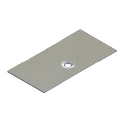 Aqua-I Wetroom Shower Tray Rectangular 1800mm x 900mm With Offset Center Waste And Installation Kit