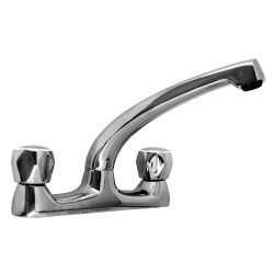 Roma Consort 2 Tap Hole Deck Sink Mixer