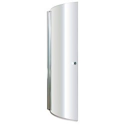 Nuie 1400 x 720mm Curved P-Bath Screen with Knob