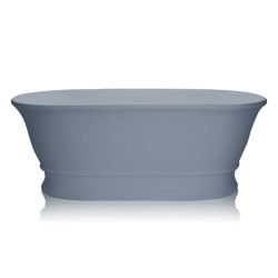 BC Designs Bampton Freestanding Cian Bath 1555mm x 740mm - Powder Blue