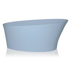 BC Designs Delicata Freestanding Cian Bath 1520mm x 715mm - Powder Blue