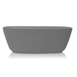 BC Designs Divita Freestanding Cian Bath 1495mm x 720mm - Industrial Grey