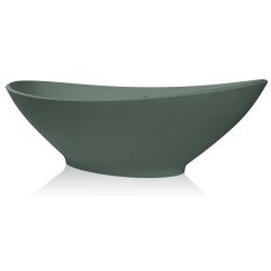 BC Designs Kurv Freestanding Cian Bath 1890mm x 900mm - Khaki Green