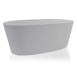 BC Designs Sorpressa Freestanding Cian Bath 1510mm x 760mm - Powder Grey