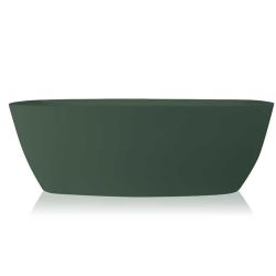 BC Designs Vive Freestanding Cian Bath 1610mm x 750mm - Khaki Green