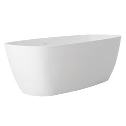 BC Designs Vive Freestanding Cian Bath 1610mm x 750mm - Polished White