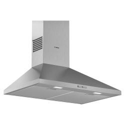 Bosch Series 2 DWP74BC50B 75cm Wall Mounted Pyramid Chimney Cooker Hood - Stainless Steel