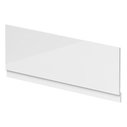 Nuie 1600mm MDF Front Bath Panel BPR103 - Gloss White