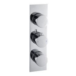 BTL Sphere Triple Control Three Outlet Thermostatic Shower Mixer - Chrome