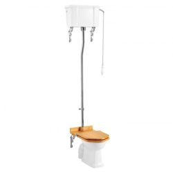 Burlington 520 Regal High Level Toilet & Single Flush Cistern - White