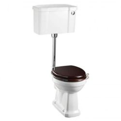 Burlington 520 Regal Low Level Toilet & Cistern with Button - White 