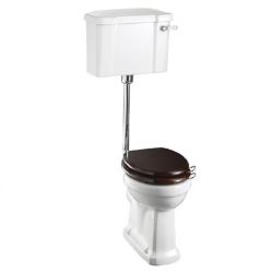 Burlington 520 Standard Low Level Toilet & Cistern with Lever - White 
