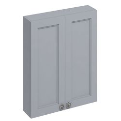 Burlington 2 Door Wall Hung Cabinet 600mm x 750mm- Classic Grey