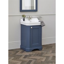 Burlington Edwardian 560mm 1TH Freestanding Vanity Unit & Basin - Blue