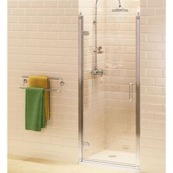 Burlington Hinged Shower Door 900mm - Chrome