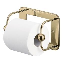 Burlington Toilet Roll Holder - Gold