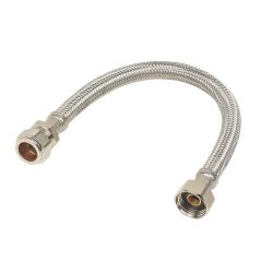 Compression Flexible Tap Connector 15mm x 1/2" x 500mm
