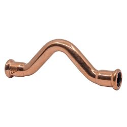 Copper Press-Fit 15mm Full Crossover Coupler
