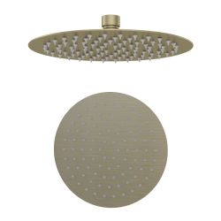 Eastbrook 8” Round Fixed Over Head Shower Head - Brushed Brass