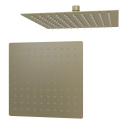 Eastbrook 8” Square Fixed Over Head Shower Head - Brushed Brass