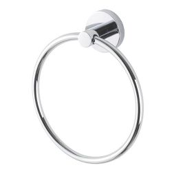 Eastbrook Genoa Wall Mounted Round Towel Ring - Chrome