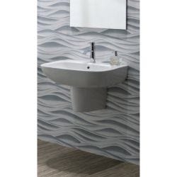 Eastbrook Northbrook Albano 650mm 1 Tap Hole Basin with Semi Pedestal