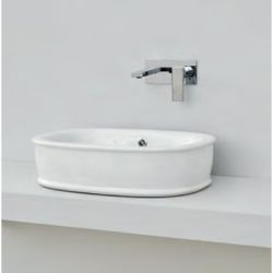 Eastbrook Northbrook Enza 650mm Sit On Basin with Luxury Bottle Trap
