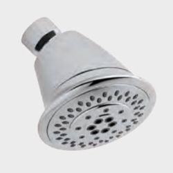 Eastbrook Type 10 Bell Shape 5 Function Fixed Shower Head - Chrome