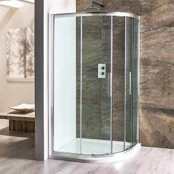 Eastbrook Volente Double Door Quadrant Shower Enclosure 1000mm x 1000mm 