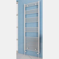 Eastbrook Wendover 1800mm x 300mm Straight Ladder Towel Radiator - White