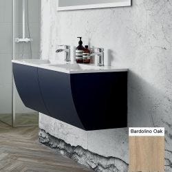 Elation Kiyo 1100mm Wall Hung Vanity Unit & Basin - Bardolino Oak