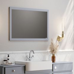 Ella Rowe Tresor 600mm x 900mm Mirror - Silk Stone Grey