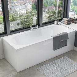 Ella Rowe Waterproof Front Bath Panel 1800mm - Gloss White