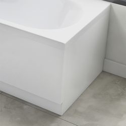 Ella Rowe Wooden End Bath Panel 800mm - Gloss White