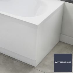 Ella Rowe Wooden End Bath Panel 800mm - Matt Indigo Blue
