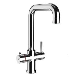 Ellsi 3 in 1 Boiling Hot Water Kitchen Sink Mixer Tap - Chrome
