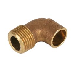 End Feed Male Iron Elbow 28mm x 1"
