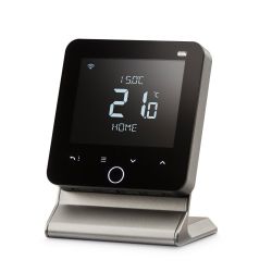 ESI ESRTP6 Wireless Programmable Room Thermostat With Stand - Gun Metal