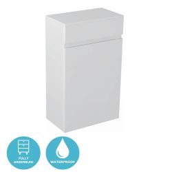 Eternia Adelaide Waterproof 550mm Toilet Unit - White