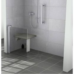 Contour Opulence GD8 Half Height Fixed Panel 200mm - Left Handed