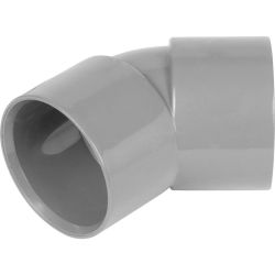 Grey 40mm Solvent 135 Degree Bend